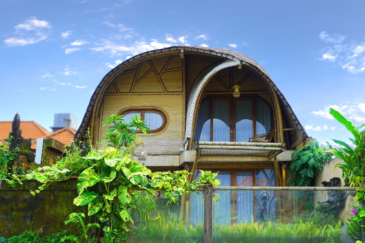 Bamboo Bliss Villa | Private Pool & Panoramic Rice Fields image 10