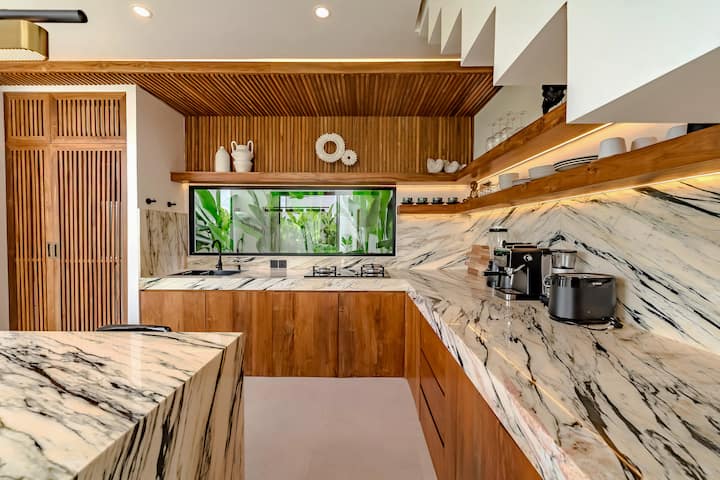 Luxury 1BR Villa with Private Pool in Seseh, Canggu image 1