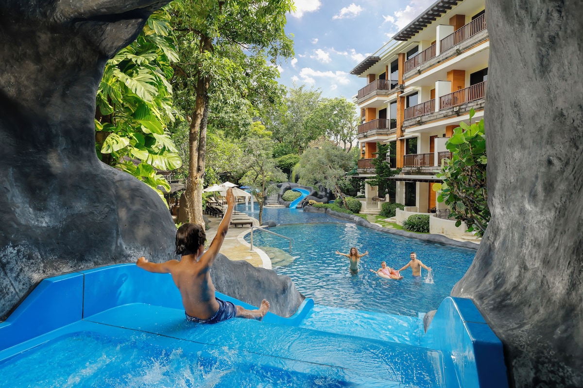 Padma Resort Legian Deluxe Lagoon View Room image 6